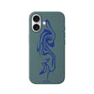 iPhone Abstract Ink Premium Telefon Kılıfı Kaktüs Yeşili - Sumthincs