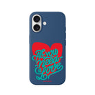 iPhone All You Need Is Love Premium Telefon Kılıfı Pasifik Mavi - Sumthincs