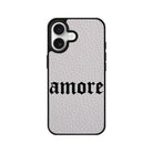 iPhone Amore Leather Deri Telefon Kılıfı Gri - Sumthincs