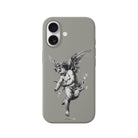 iPhone Angel Premium Telefon Kılıfı Gri - Sumthincs