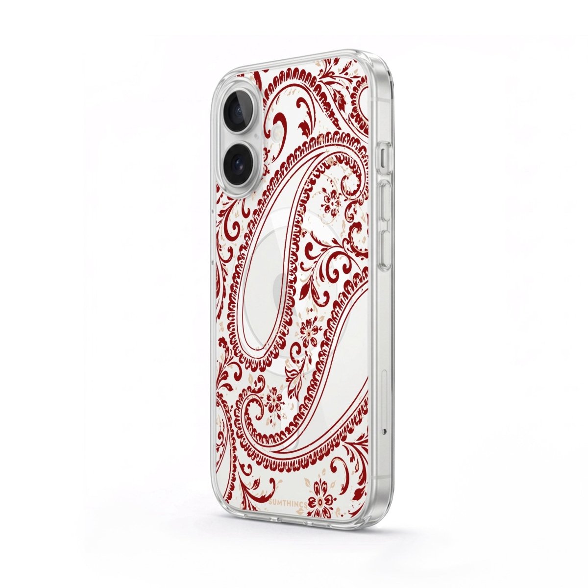 iPhone Arabesque Clear Magsafe Telefon Kılıfı - Sumthincs