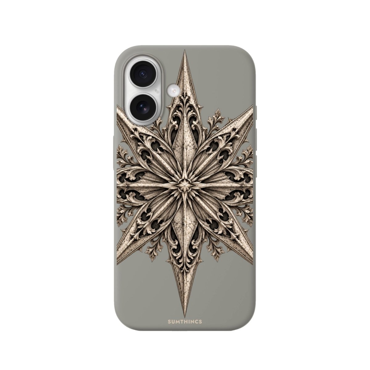 iPhone Astraea Premium Telefon Kılıfı Gri - Sumthincs