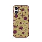 iPhone Aurora Dust Premium Telefon Kılıfı Bordo - Sumthincs