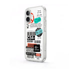 iPhone Barcode C54 Clear Magsafe Telefon Kılıfı - Sumthincs