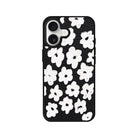 iPhone Blossoms Leather Deri Telefon Kılıfı Siyah - Sumthincs