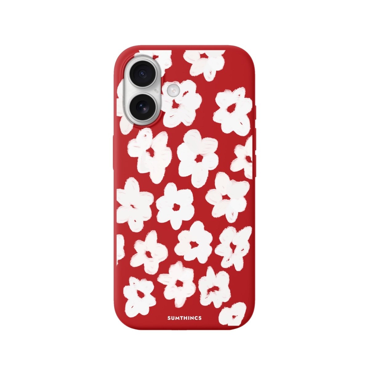 iPhone Blossoms Premium Telefon Kılıfı Kırmızı - Sumthincs
