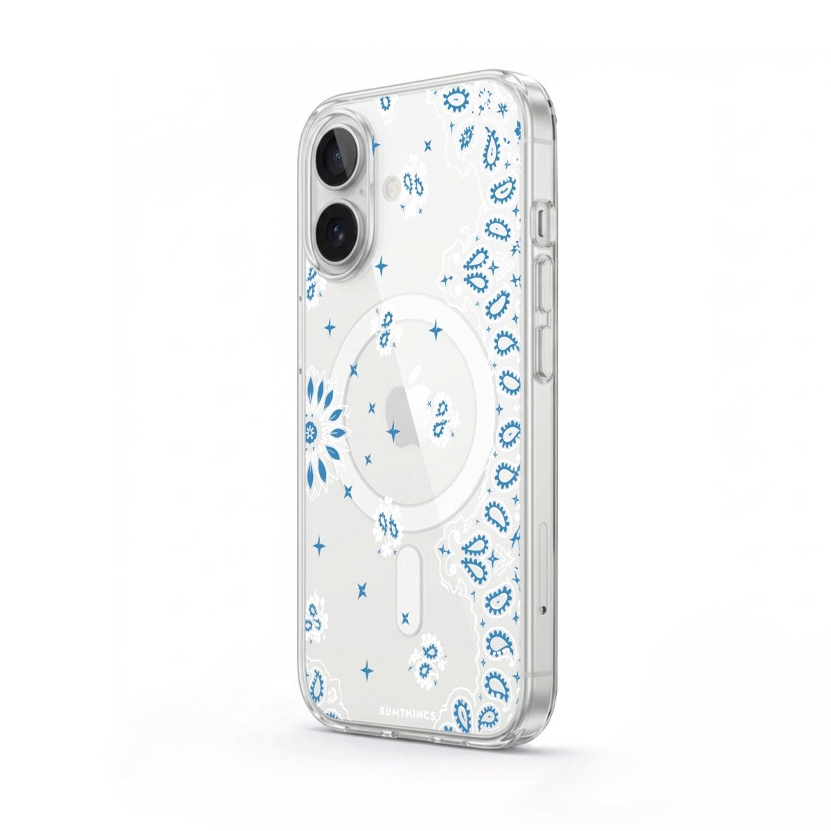 iPhone Blue Rodeo Clear Magsafe Telefon Kılıfı - Sumthincs