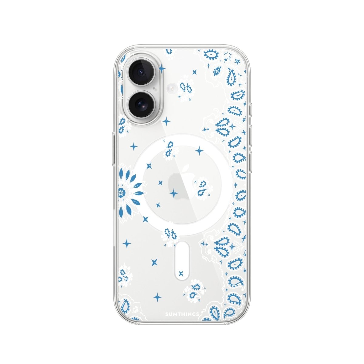 iPhone Blue Rodeo Clear Magsafe Telefon Kılıfı - Sumthincs