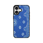 iPhone Blue Rodeo Leather Deri Telefon Kılıfı Mavi - Sumthincs