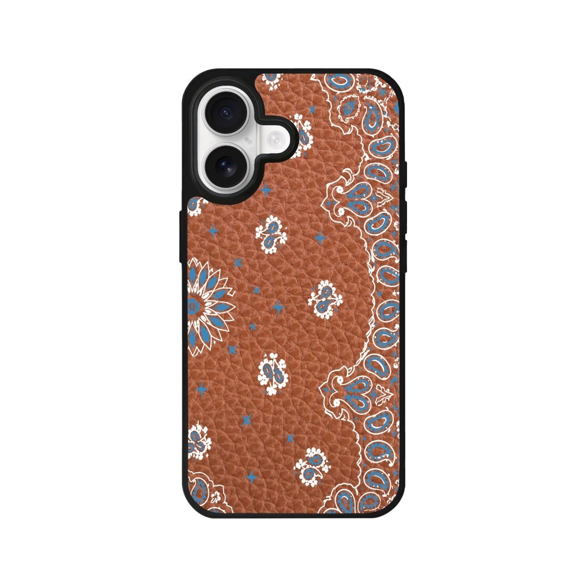 iPhone Blue Rodeo Leather Deri Telefon Kılıfı Kahverengi - Sumthincs