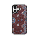 iPhone Blue Rodeo Leather Deri Telefon Kılıfı Bordo - Sumthincs