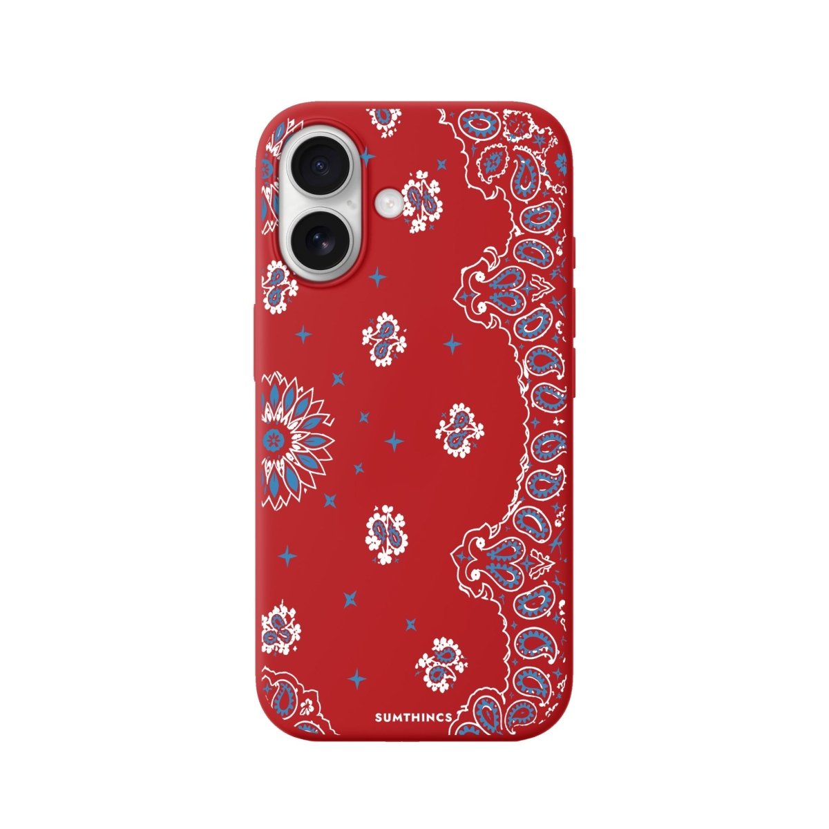 iPhone Blue Rodeo Premium Telefon Kılıfı Kırmızı - Sumthincs