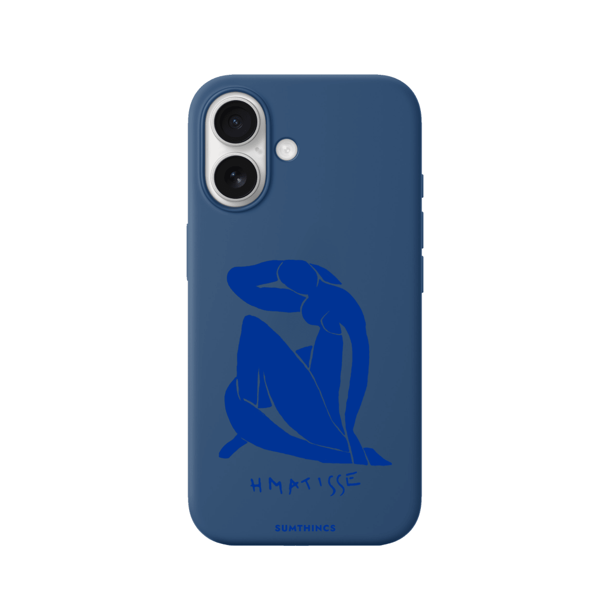 iPhone Blue Woman Premium Telefon Kılıfı Pasifik Mavi - Sumthincs