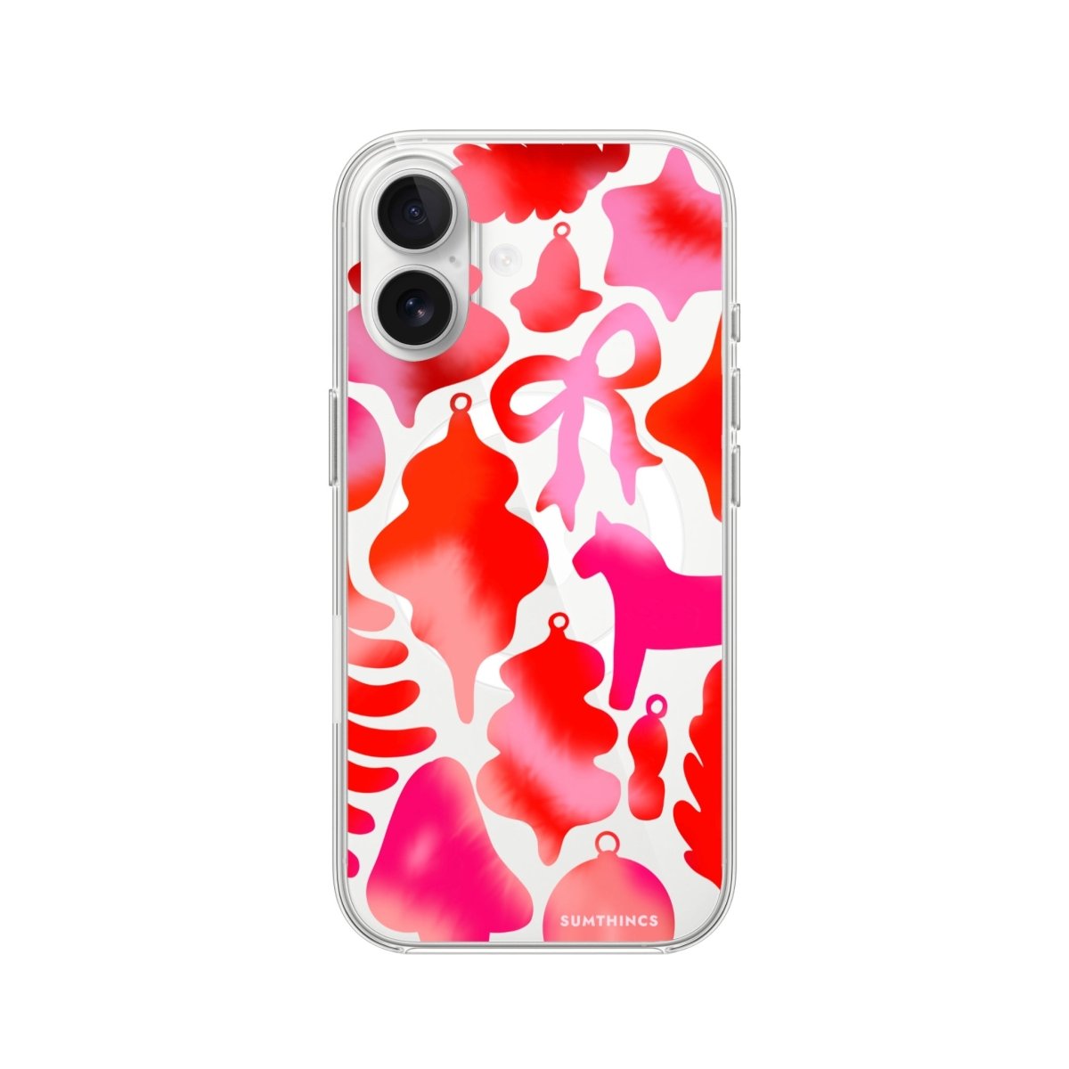 iPhone Blush Bells Clear Magsafe Telefon Kılıfı - Sumthincs