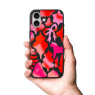 iPhone Blush Bells Premium Telefon Kılıfı Bordo - Sumthincs