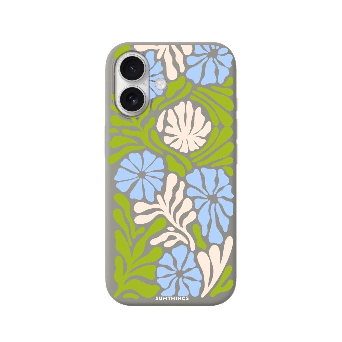 iPhone Botanica Premium Telefon Kılıfı Gri - Sumthincs