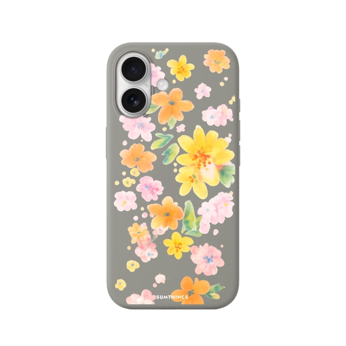 iPhone Butterbloom Premium Telefon Kılıfı Gri - Sumthincs