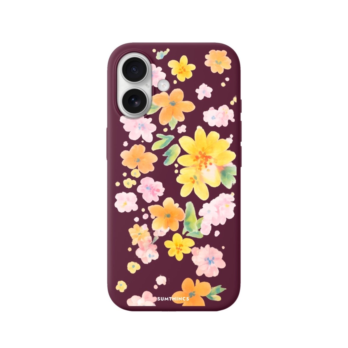 iPhone Butterbloom Premium Telefon Kılıfı Bordo - Sumthincs