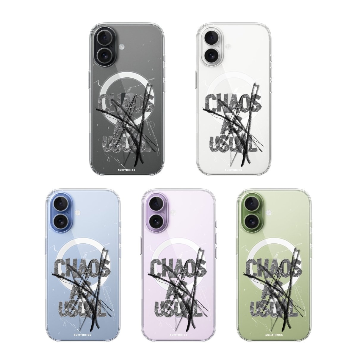iPhone Chaos Clear Magsafe Telefon Kılıfı - Sumthincs