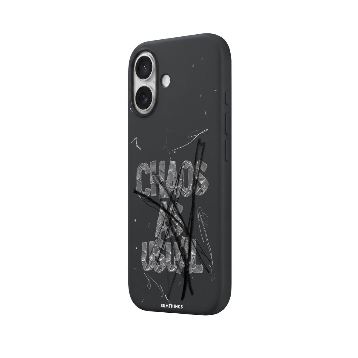iPhone Chaos Premium Telefon Kılıfı Bordo - Sumthincs