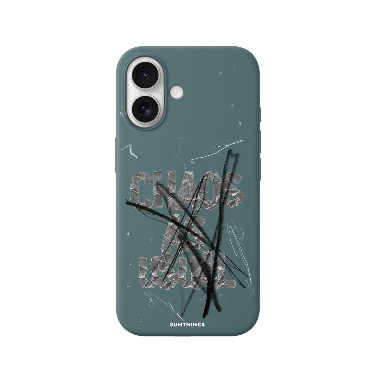 iPhone Chaos Premium Telefon Kılıfı Kaktüs Yeşili - Sumthincs
