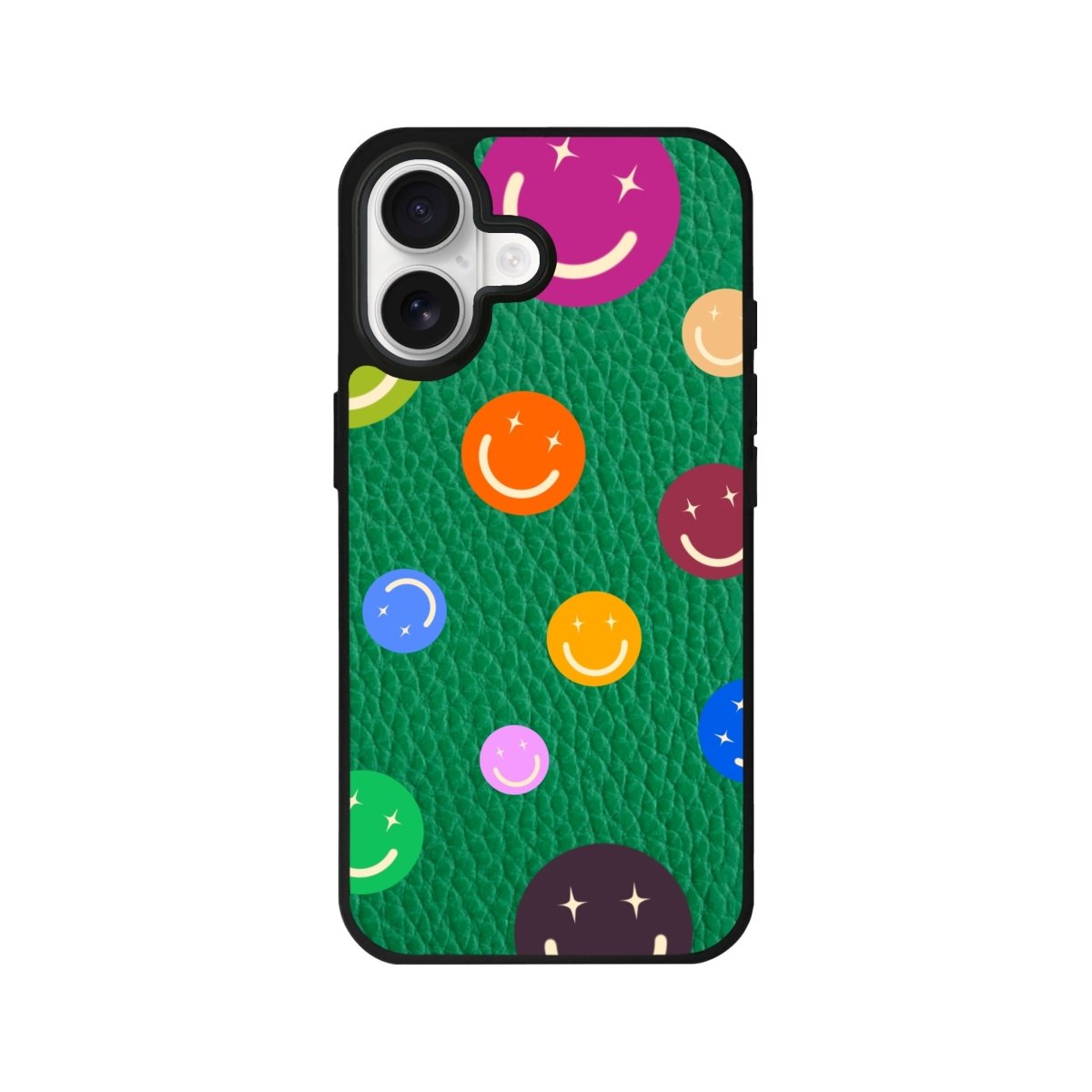 iPhone CheerUp Leather Deri Telefon Kılıfı Yeşil - Sumthincs