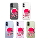iPhone Cherry Blossom Dawn Clear Magsafe Telefon Kılıfı - Sumthincs