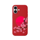 iPhone Cherry Blossom Dawn Premium Telefon Kılıfı Kırmızı - Sumthincs