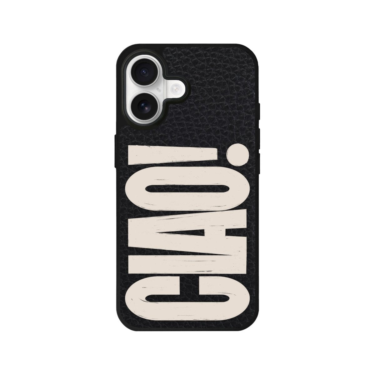 iPhone CIAO! Leather Deri Telefon Kılıfı Siyah - Sumthincs
