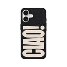 iPhone CIAO! Leather Deri Telefon Kılıfı Siyah - Sumthincs