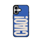 iPhone CIAO! Leather Deri Telefon Kılıfı Mavi - Sumthincs