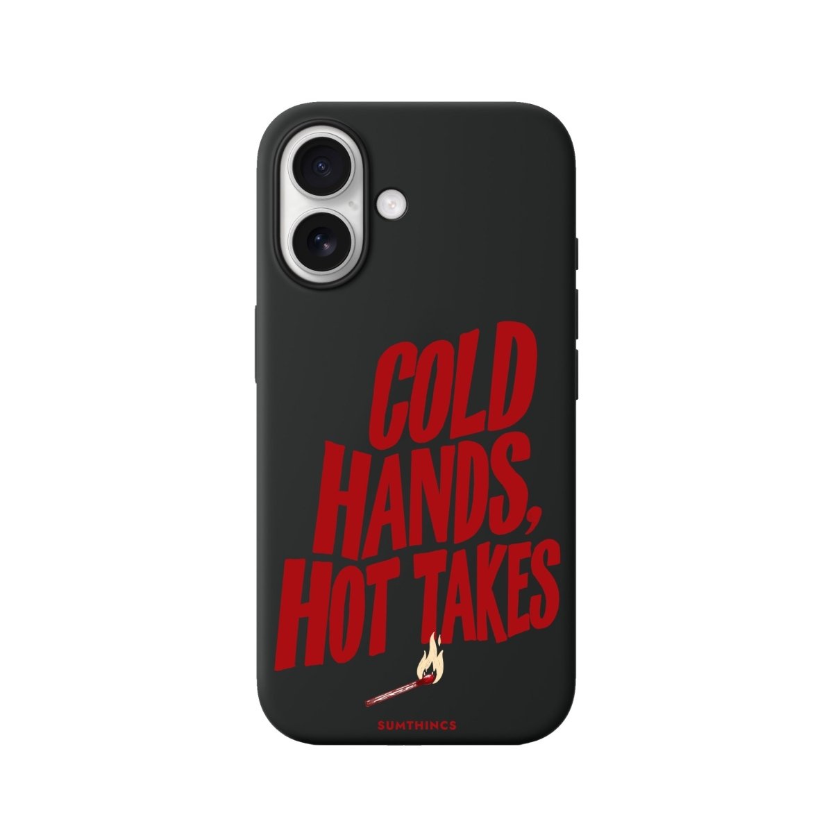 iPhone Cold Hands Premium Telefon Kılıfı Siyah - Sumthincs