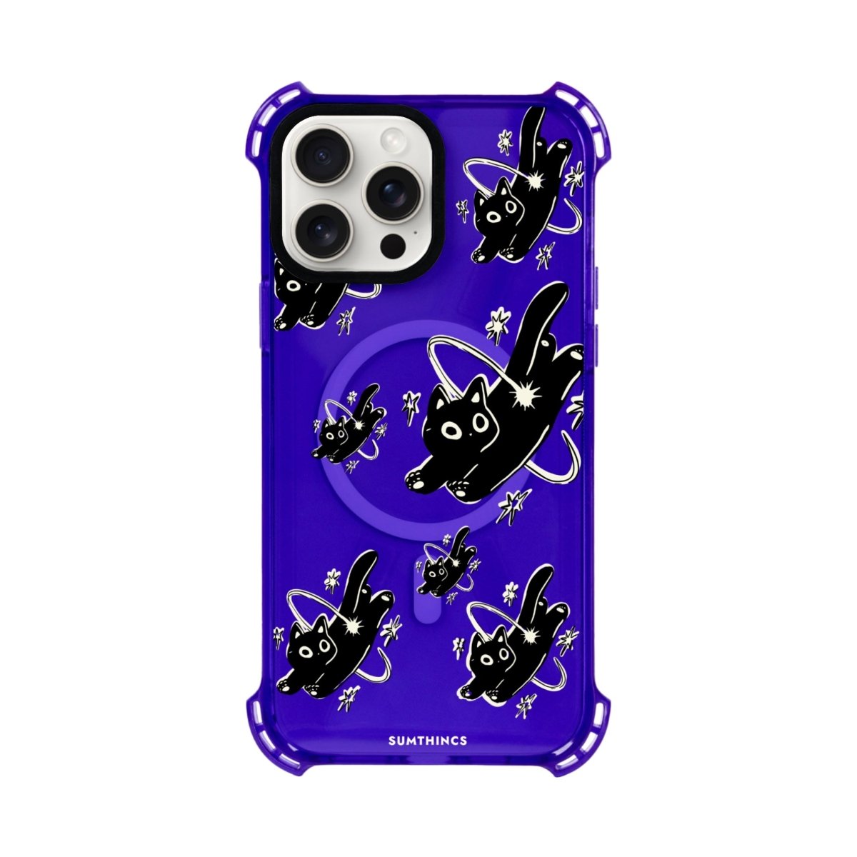 iPhone Cosmo Kitty Bumper Telefon Kılıfı Mor - Sumthincs