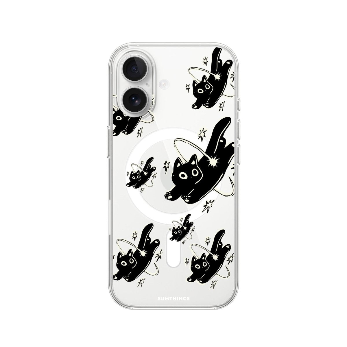 iPhone Cosmo Kitty Clear Magsafe Telefon Kılıfı - Sumthincs