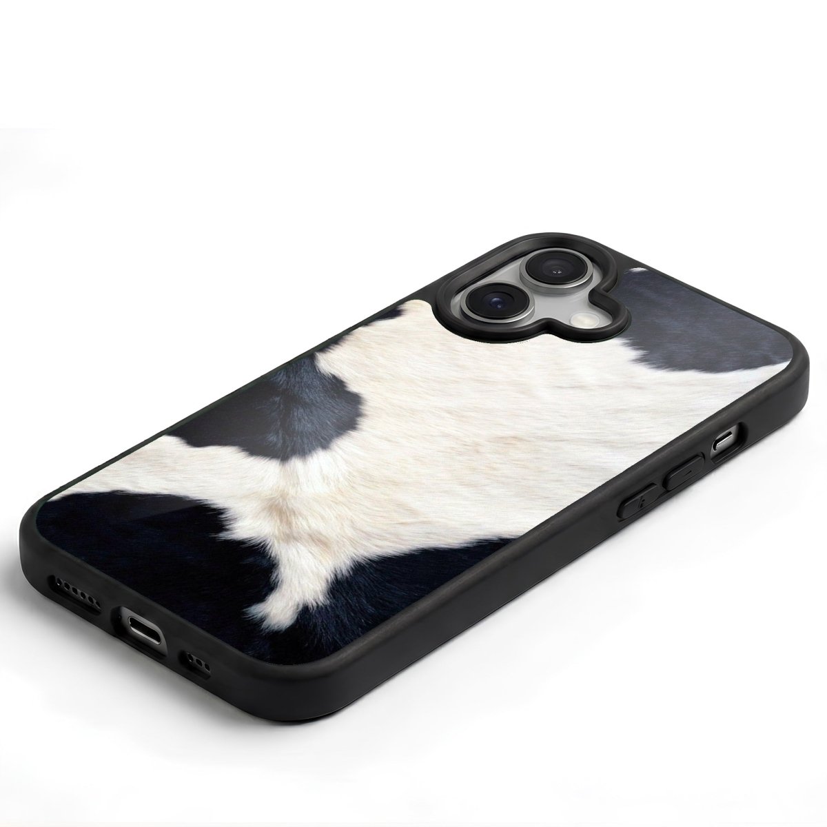 iPhone Cow Print Glossy Telefon Kılıfı - Sumthincs