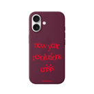 iPhone Crisis Premium Telefon Kılıfı Bordo - Sumthincs