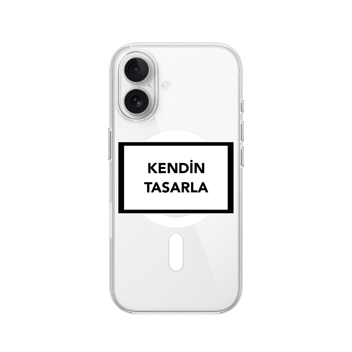 iPhone Custom Quote Kişiye Özel Clear Magsafe Telefon Kılıfı - Sumthincs