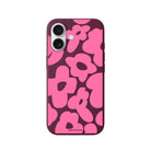 iPhone Daisy Pop Premium Telefon Kılıfı Bordo - Sumthincs