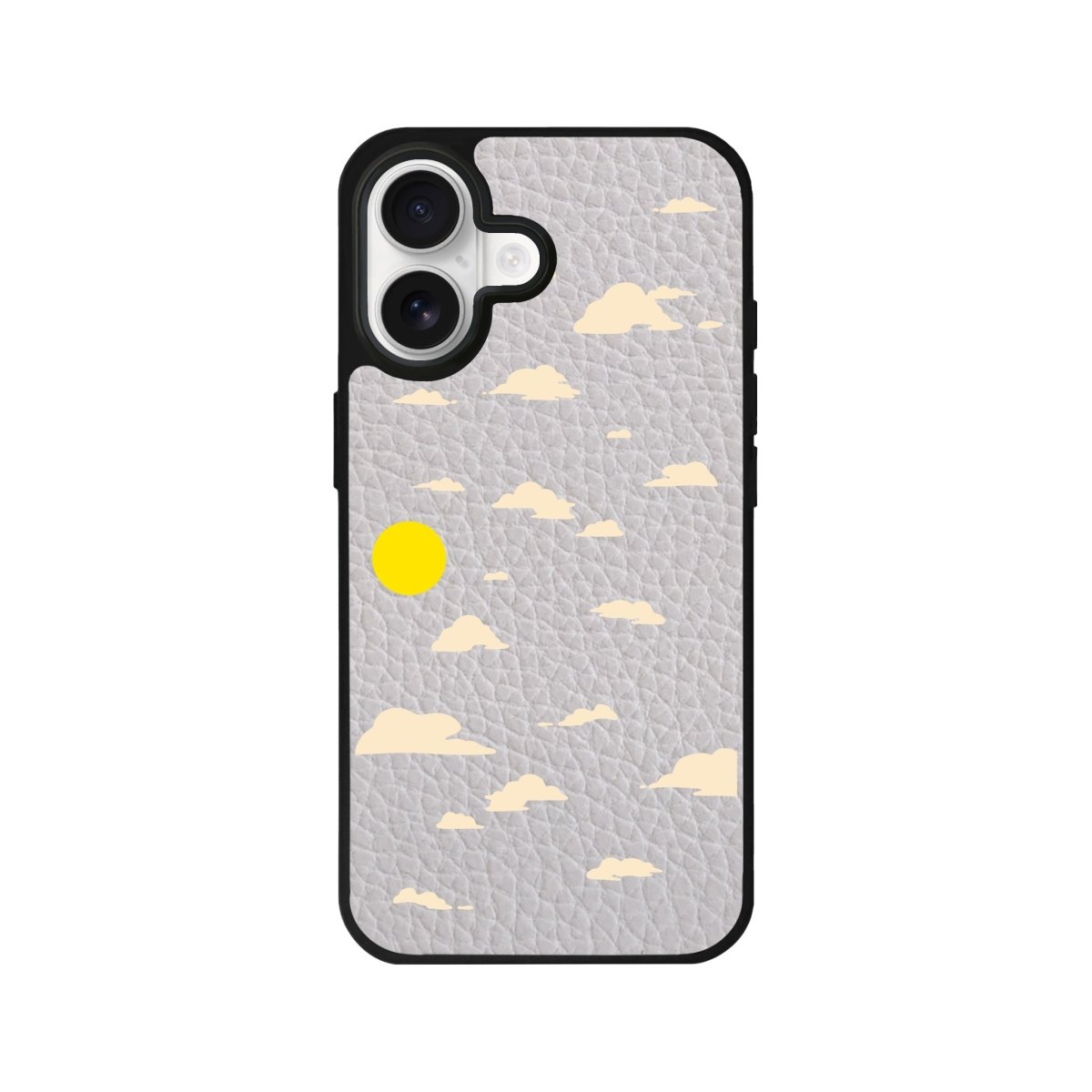iPhone Daytime Leather Deri Telefon Kılıfı Gri - Sumthincs