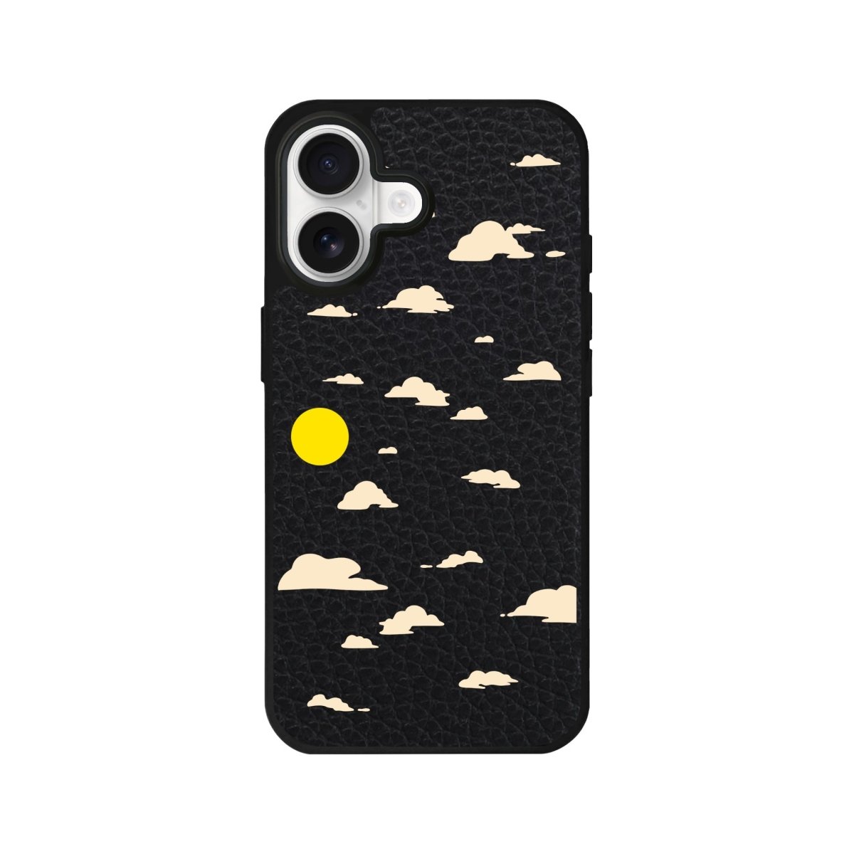 iPhone Daytime Leather Deri Telefon Kılıfı Siyah - Sumthincs
