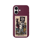iPhone Death Premium Telefon Kılıfı Bordo - Sumthincs
