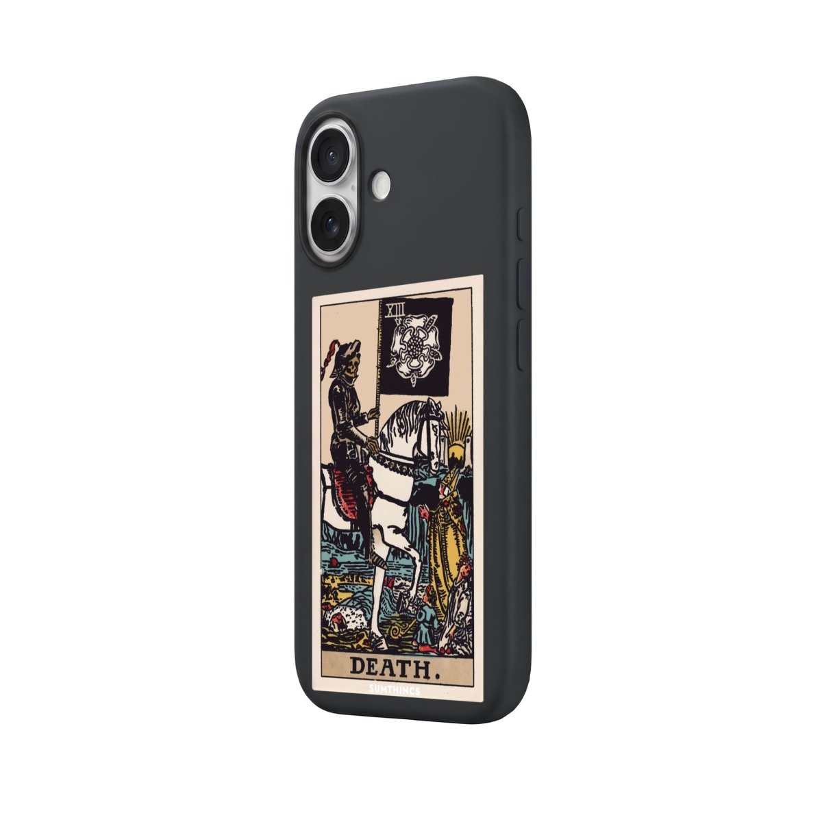 iPhone Death Premium Telefon Kılıfı Bordo - Sumthincs