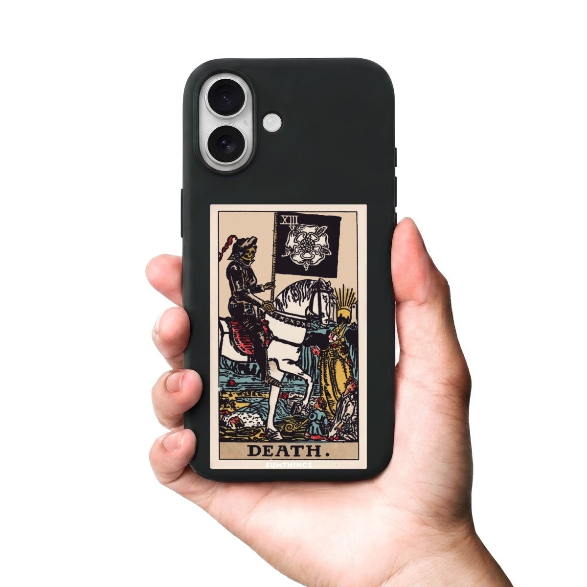 iPhone Death Premium Telefon Kılıfı Bordo - Sumthincs