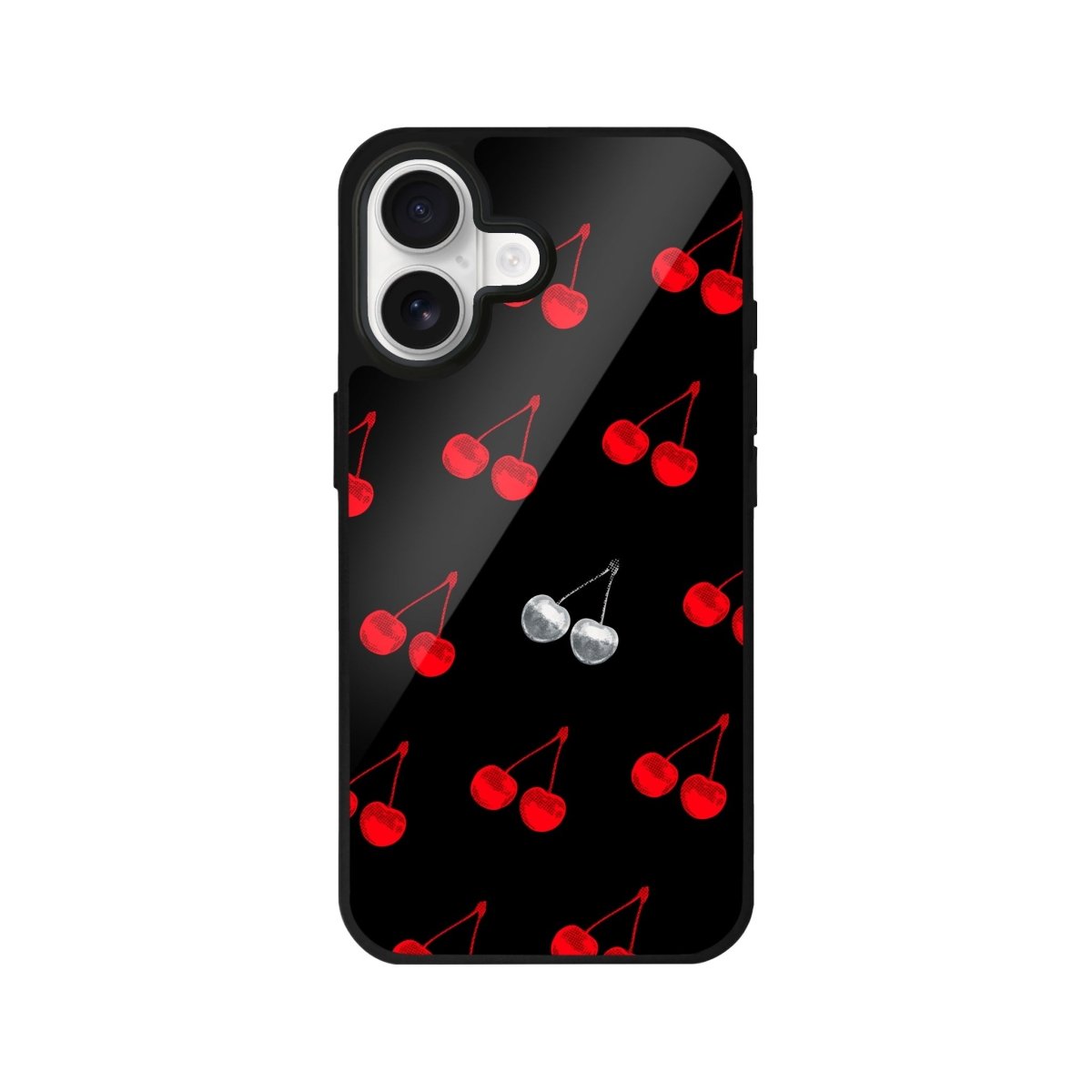 iPhone Disco Cherry Glossy Telefon Kılıfı - Sumthincs