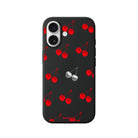 iPhone Disco Cherry Premium Telefon Kılıfı Siyah - Sumthincs