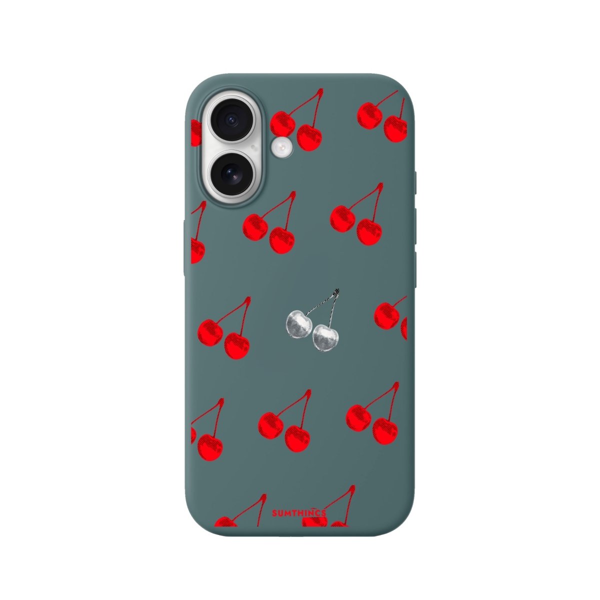 iPhone Disco Cherry Premium Telefon Kılıfı Kaktüs Yeşili - Sumthincs