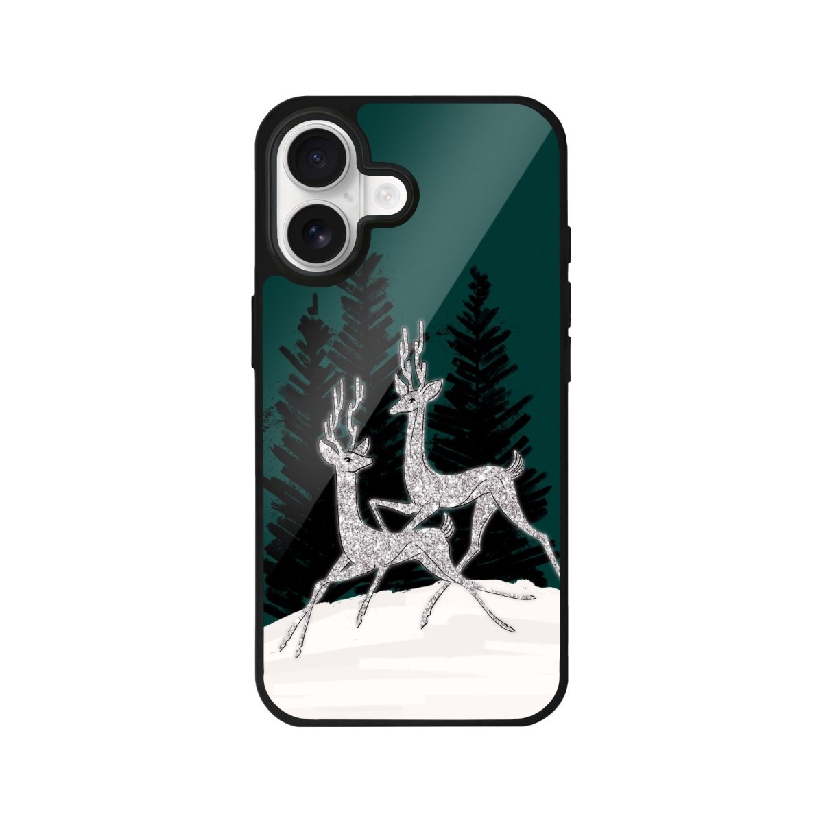 iPhone Disco Deers Glossy Telefon Kılıfı - Sumthincs