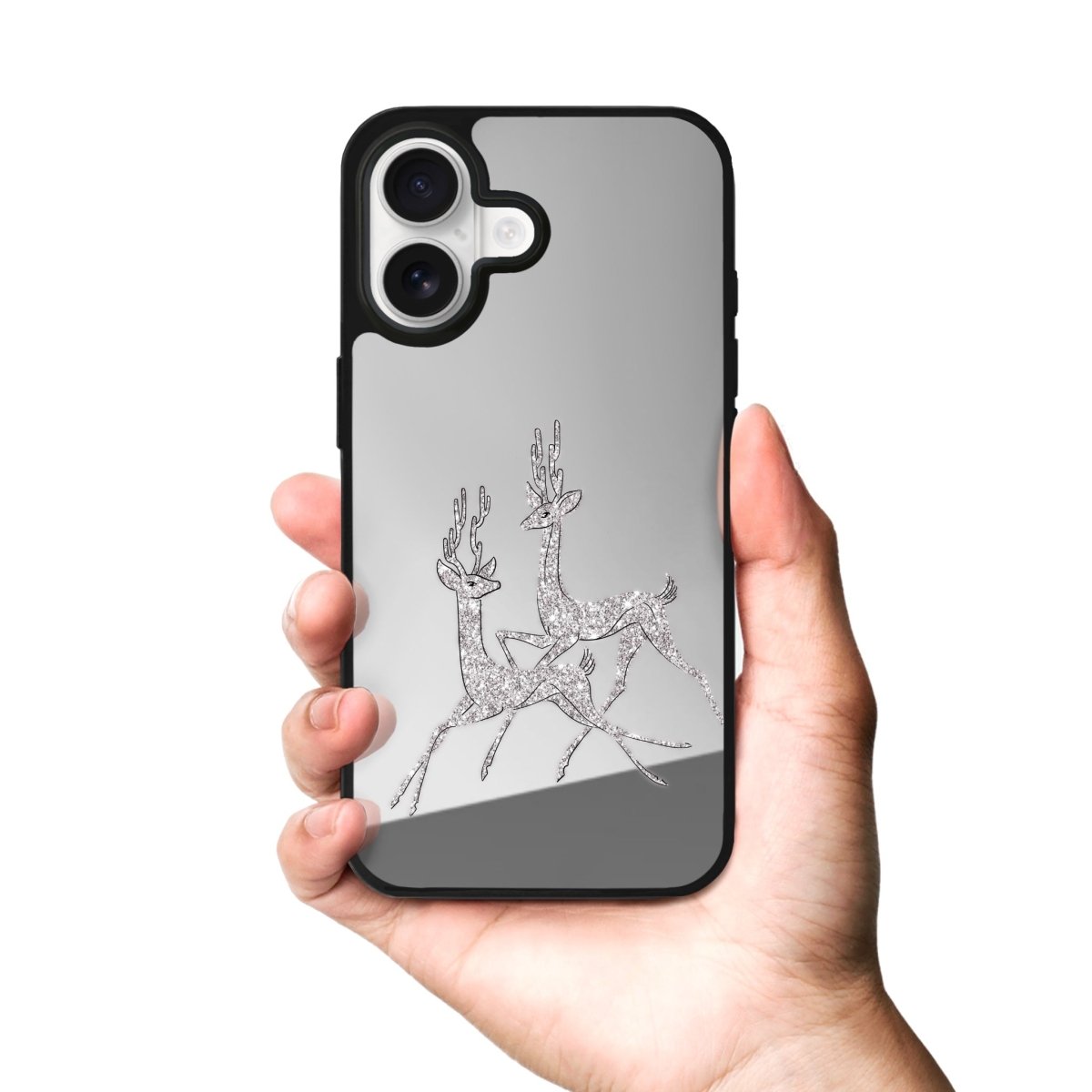iPhone Disco Deers Mirror Aynalı Telefon Kılıfı - Sumthincs