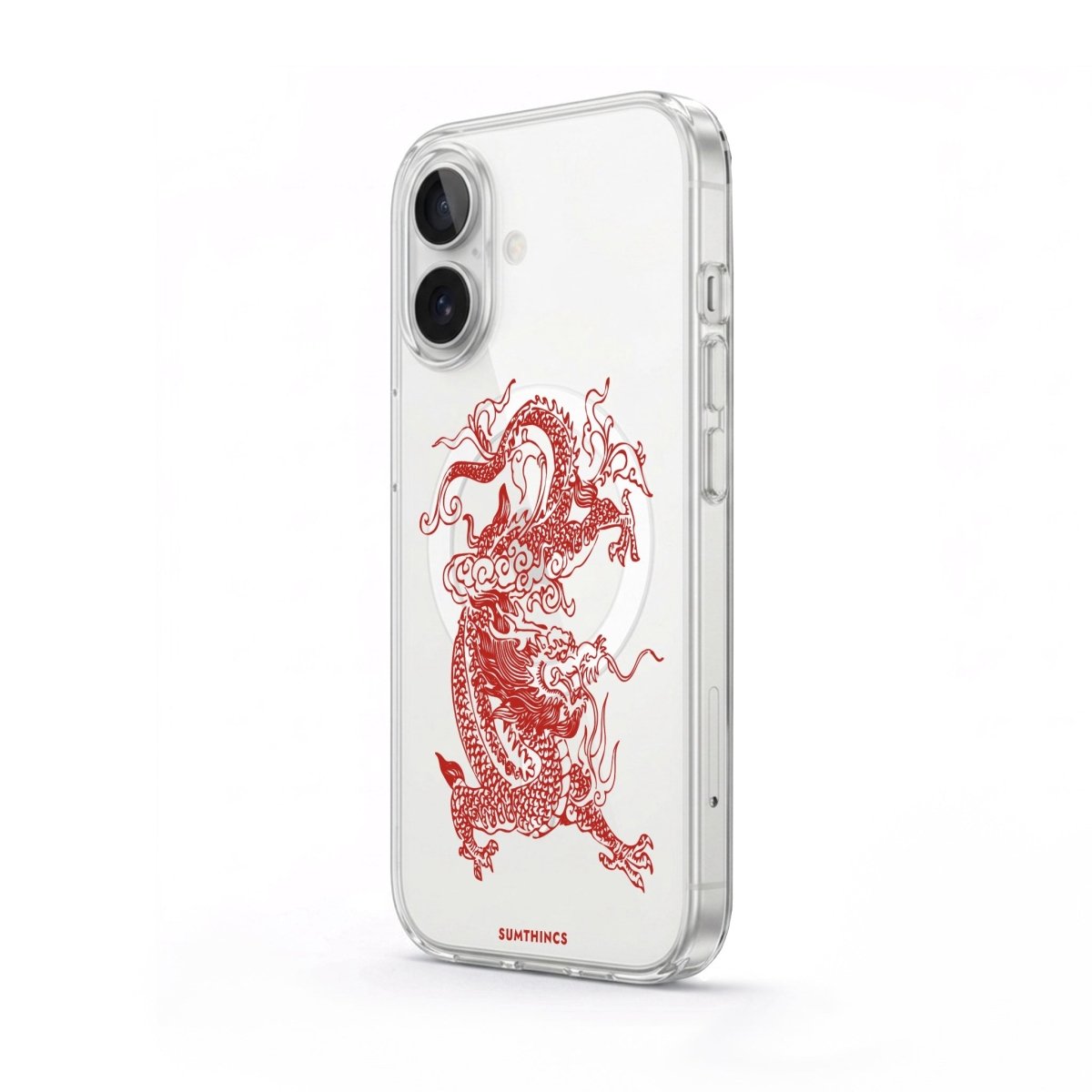 iPhone Dragon Clear Magsafe Telefon Kılıfı - Sumthincs