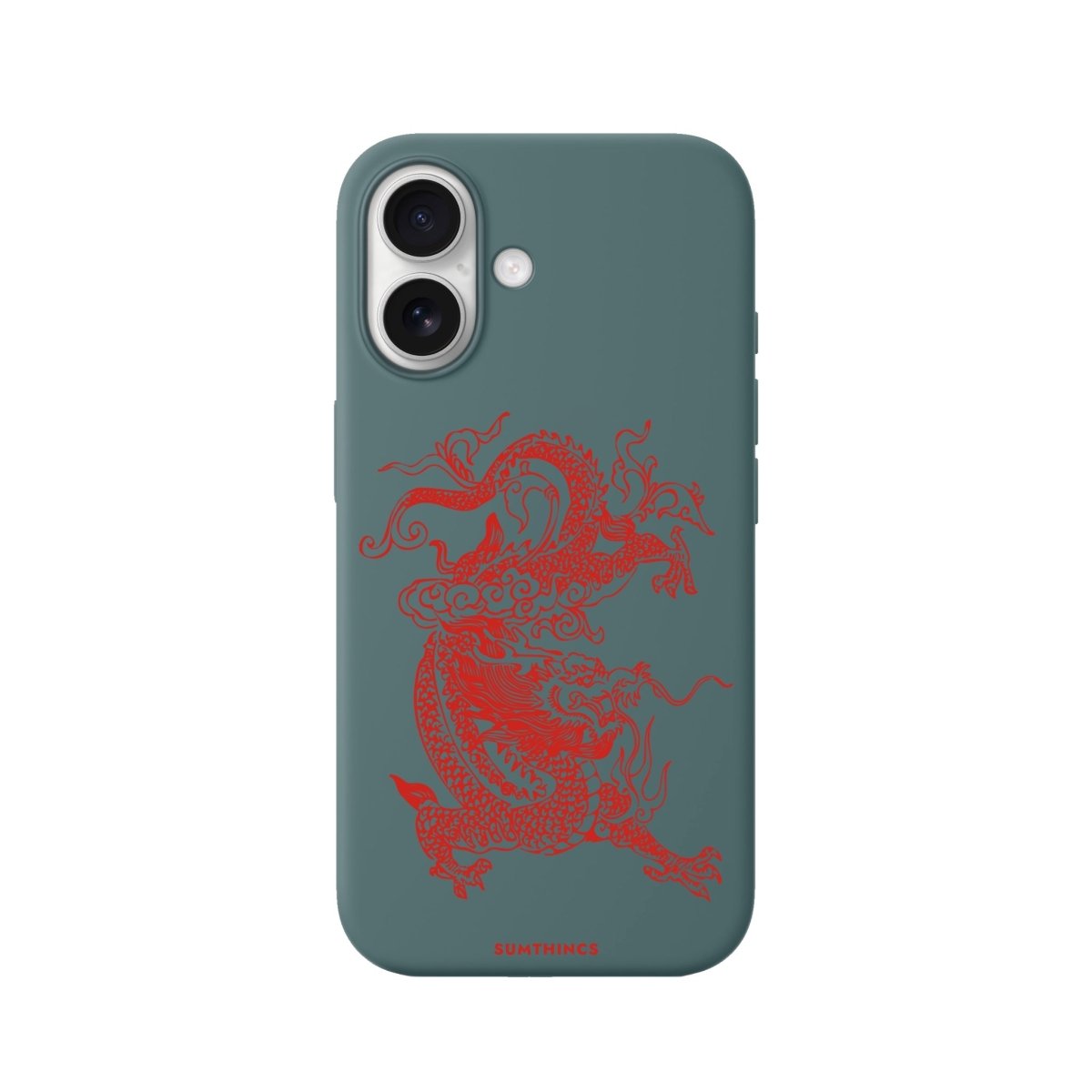 iPhone Dragon Premium Telefon Kılıfı Kaktüs Yeşili - Sumthincs